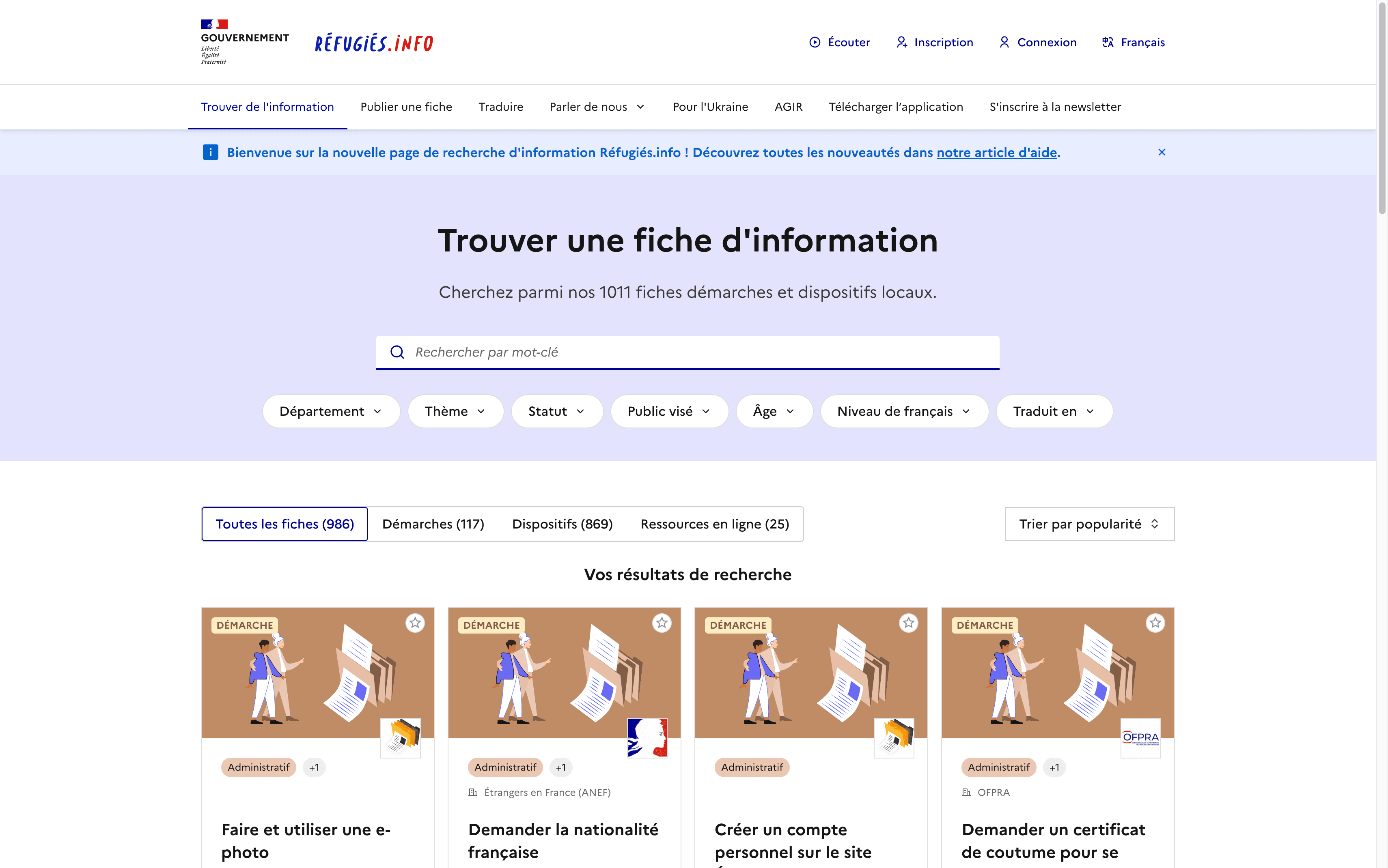 Réfugiés.info : faire évoluer une plateforme gouvernementale